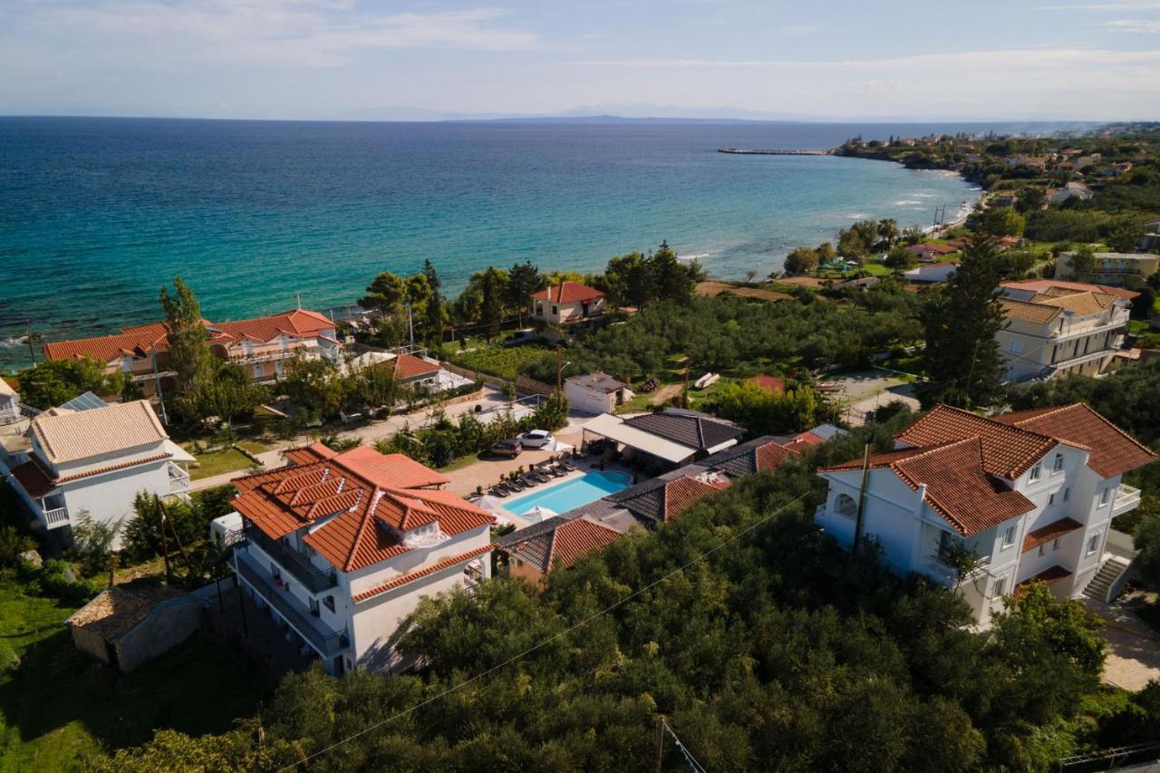 Villa Corali Apartments Sea Breath & Pool Amúdi Kültér fotó