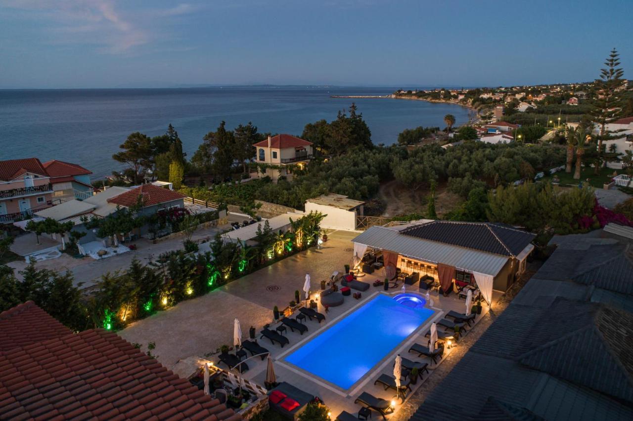 Villa Corali Apartments Sea Breath & Pool Amúdi Kültér fotó