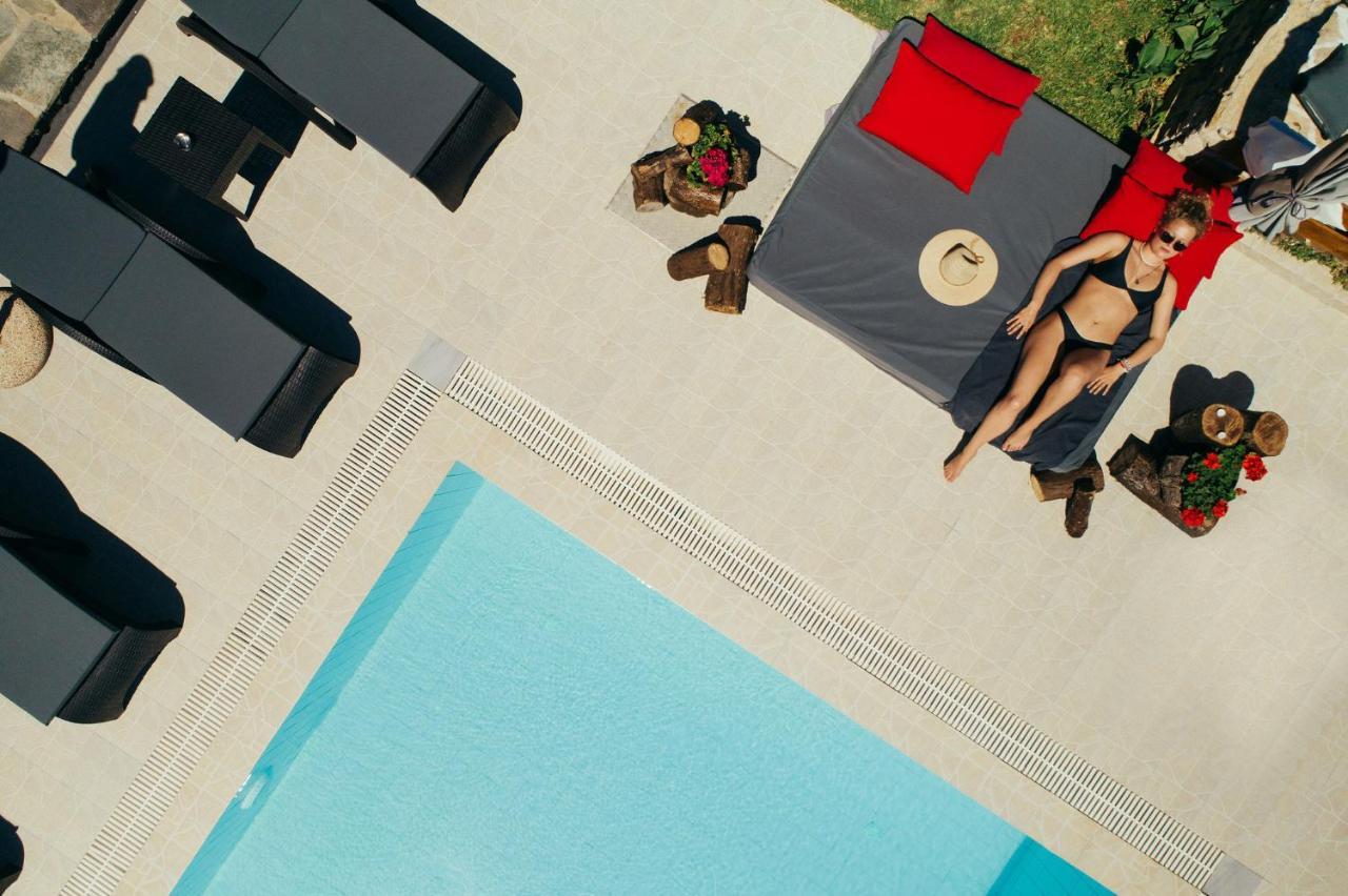 Villa Corali Apartments Sea Breath & Pool Amúdi Kültér fotó